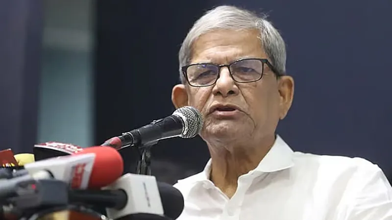 উগ্রবাদ ছড়িয়ে দেয়ার চেষ্টা করা হচ্ছে: মির্জা ফখরুল